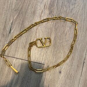 Valentino Gold Chain Belt